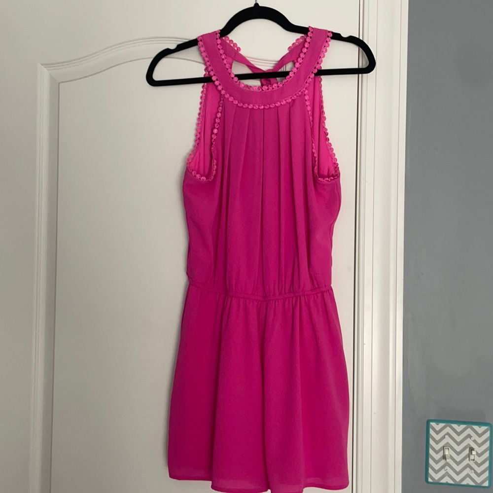 Hot Pink romper